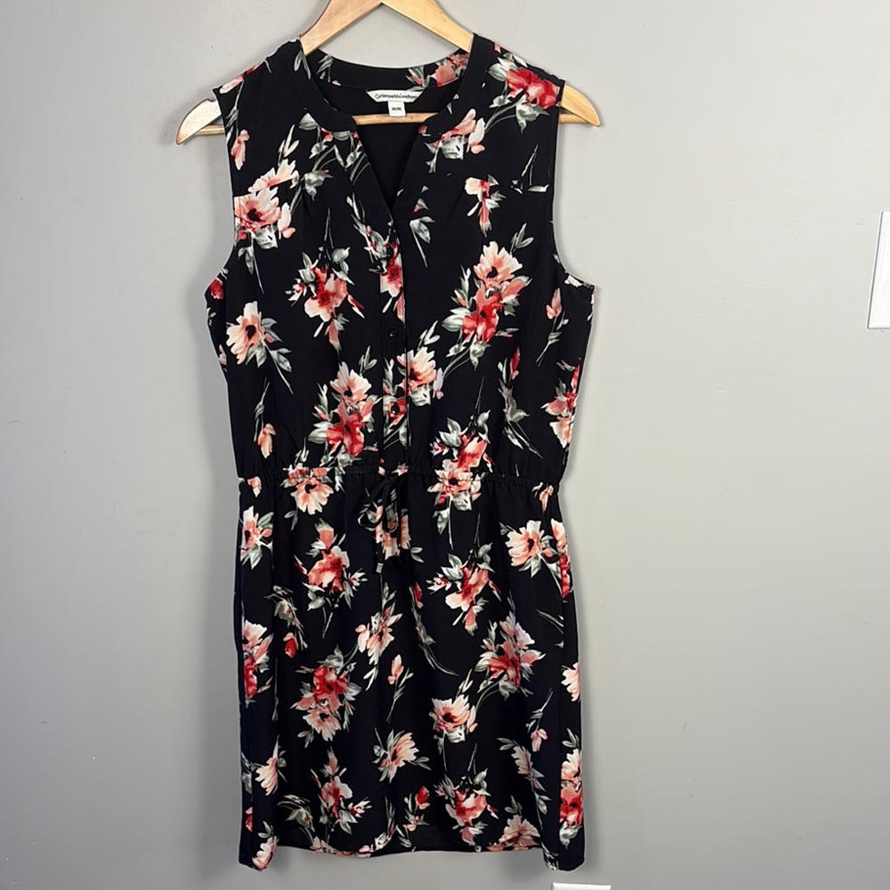 Catherine Malandrino Sleeveless Floral Summer Dress Women's Size M Knee Length